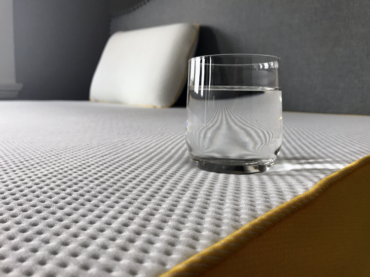 eve-mattress-glass-water
